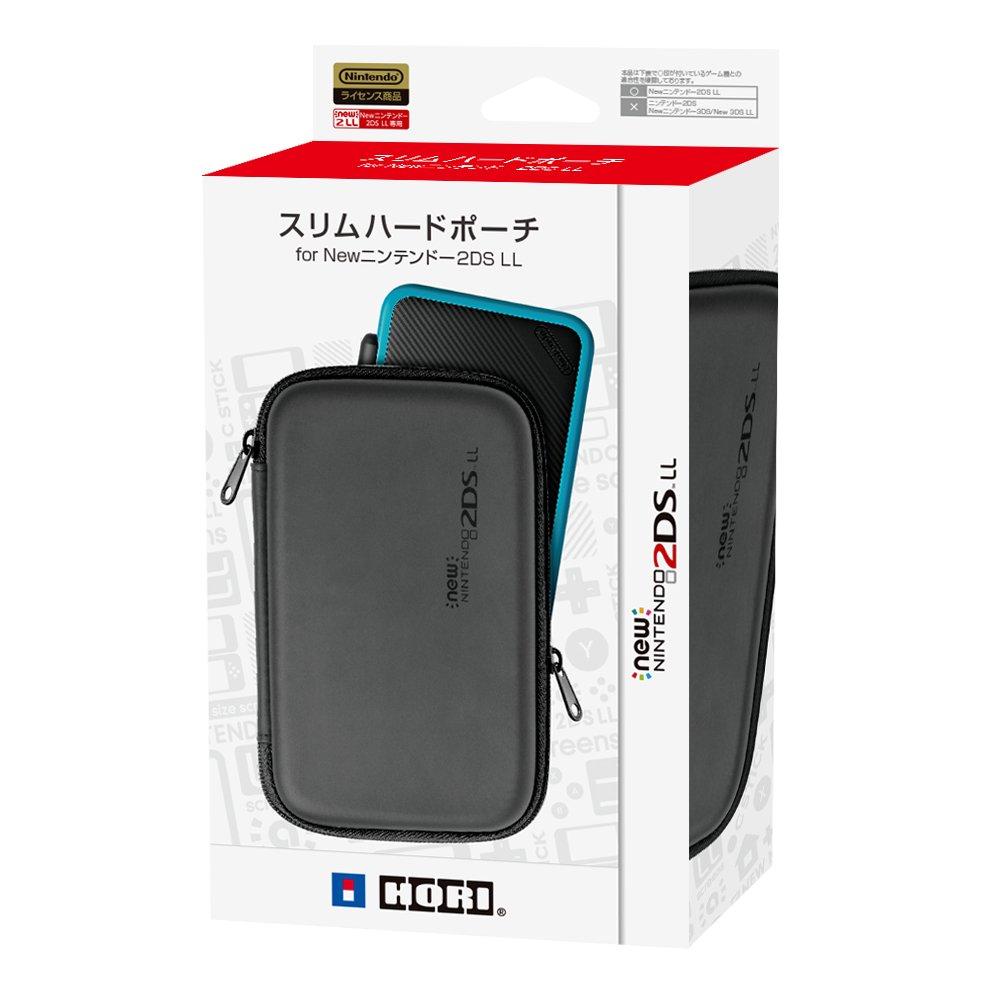 

с 2DS Slim Hard Pouch для New Nintendo 2DS LL Black x Black [Совместимость LL]