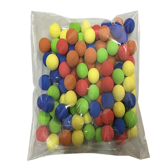50Pcs Mini Solid Color Soft Elastic Balls for Rival Zeus Apollo Refill Toys