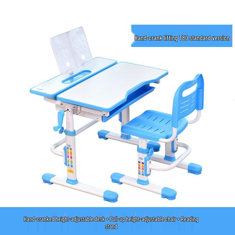 Tongben Shi 80CM Child's Adjustable Study Desk & Chair Set with Posture and Eye Protection