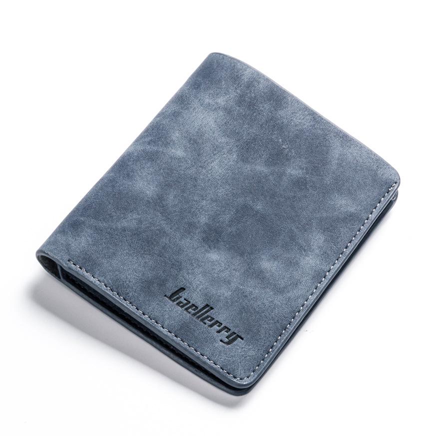 Men's Retro Leather Wallet - Short Style, Multi-Card Slots, Money Clip, Large Capacity, High-End.