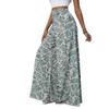 European American Holiday Style Wide Leg Printed Casual Pants - Spring, Summer, Autumn 