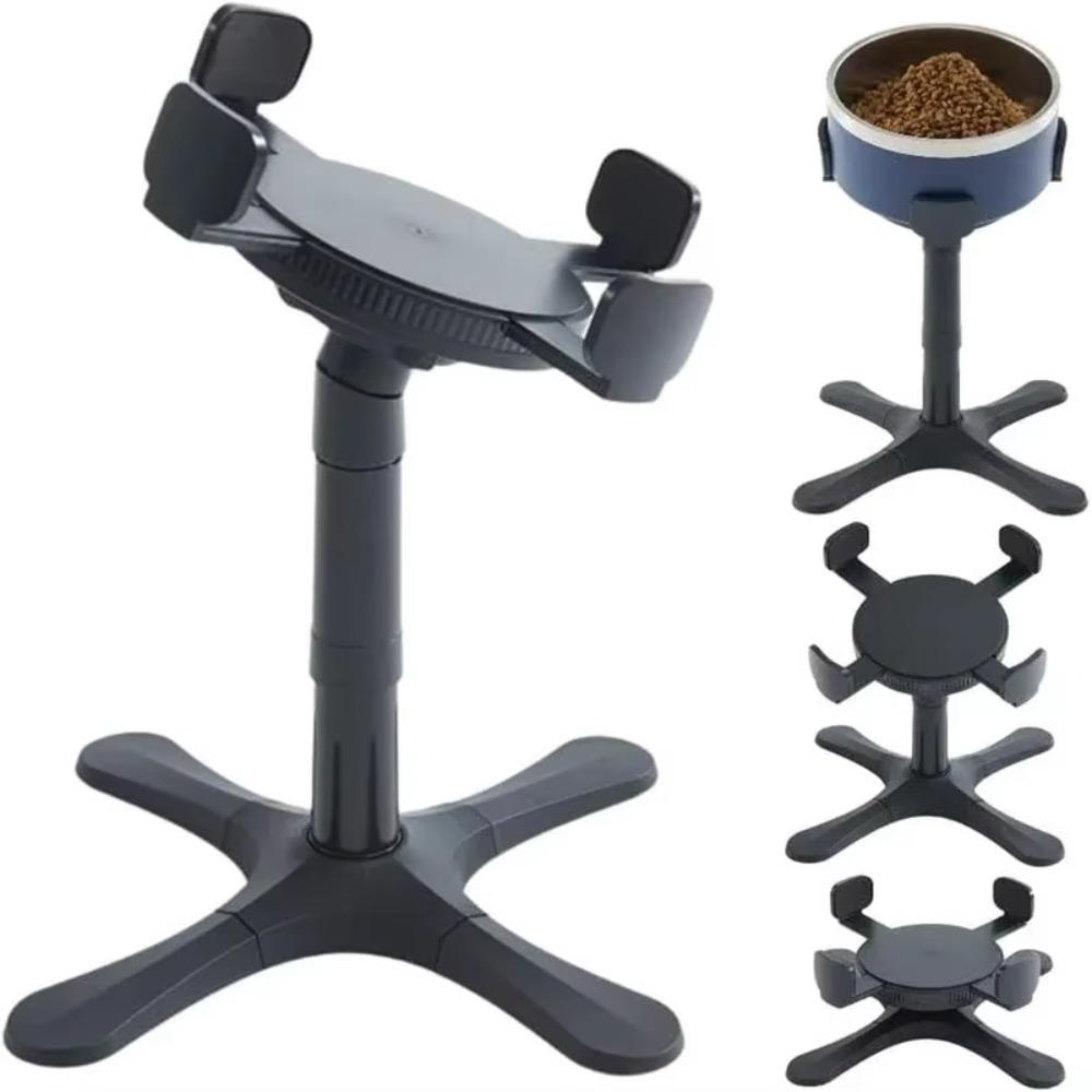 Removable Dog Food Bowl Stand Adjustable Height Angle Pet Bowl Lifting Rack  Pet
