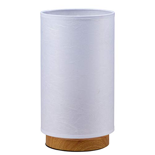 Ohm Electric Table Lamp, Japanese-Style Stand, Cylindrical Type, [Product Number] 06-1394 TT-WN10AW, White