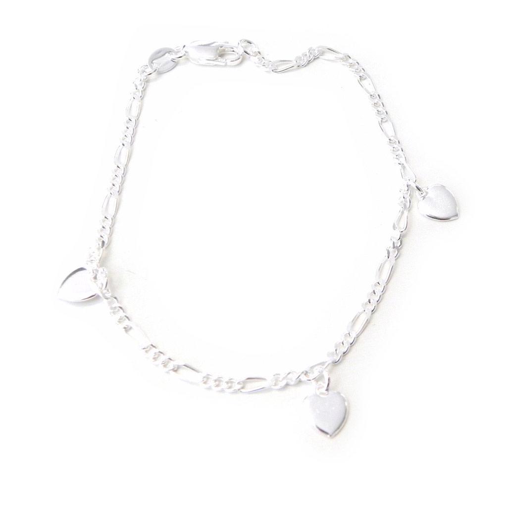 

Les Trésors De Lily [C9372] - Серебряный браслет «Сердца»