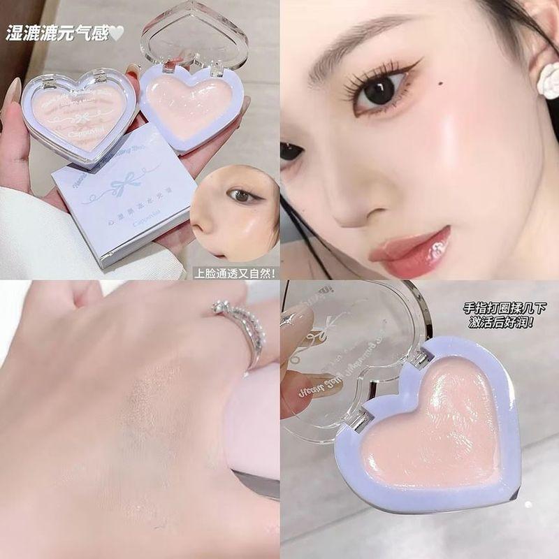 Cappuvini - Heart-Flipped Jelly Highlighter Balm - 2 Colors