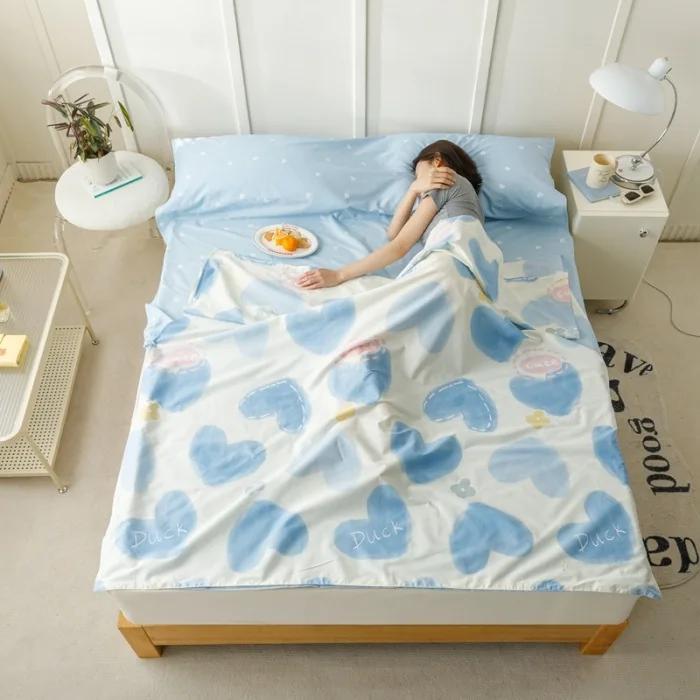 New Cotton Dirty Proof Sleeping Bag Hotel Travel Accommodation Dirty Proof Sleeping Bag