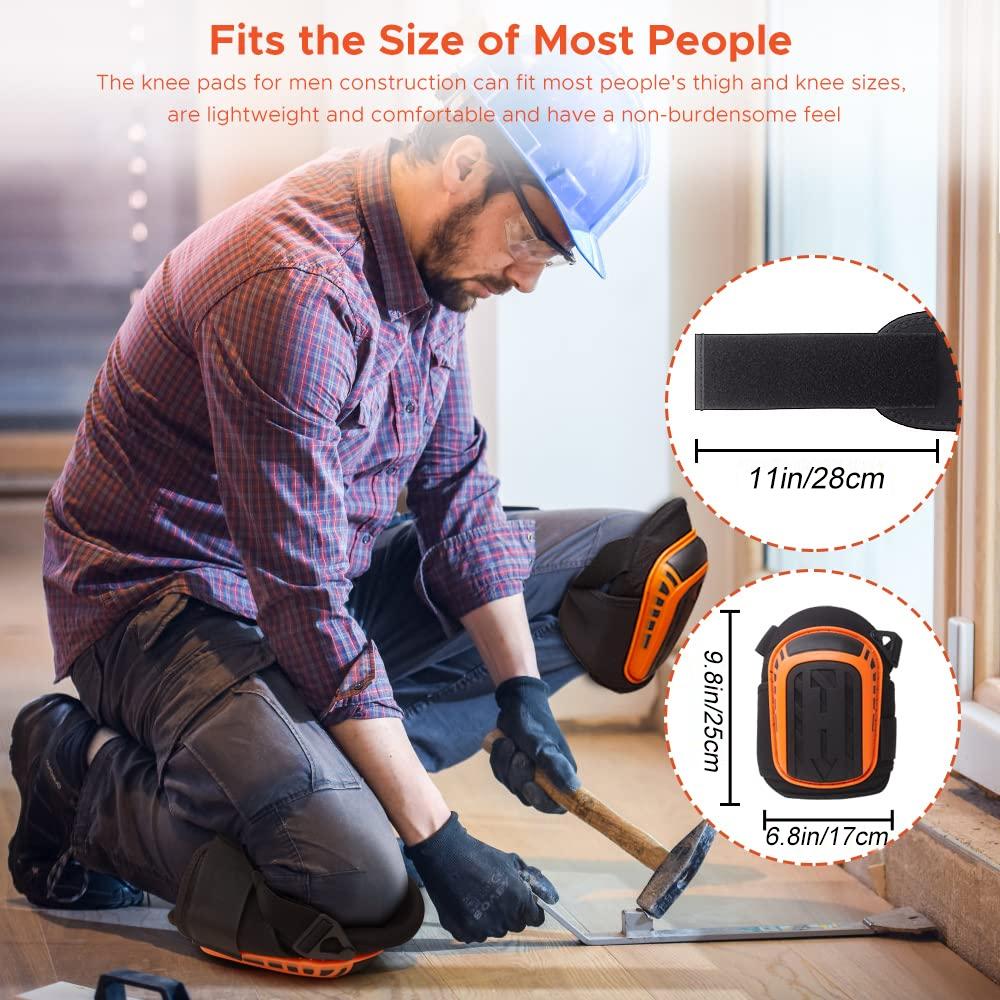 Genunchiere, instrumente pentru genunchiere cu gel de construcție, genunchiere confortabile, rezistente, din spumă anti-alunecare pentru curățarea pardoselilor, grădină