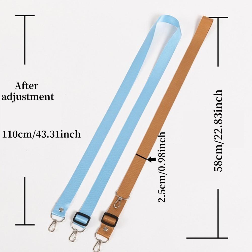 Wide solid color mobile phone lanyard lanyard design School card camera lanyard