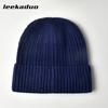 Hat for Men's Winter Casual Solid Color Knitted Hat for Women's Knitted Headcap Fashion Cold Hat