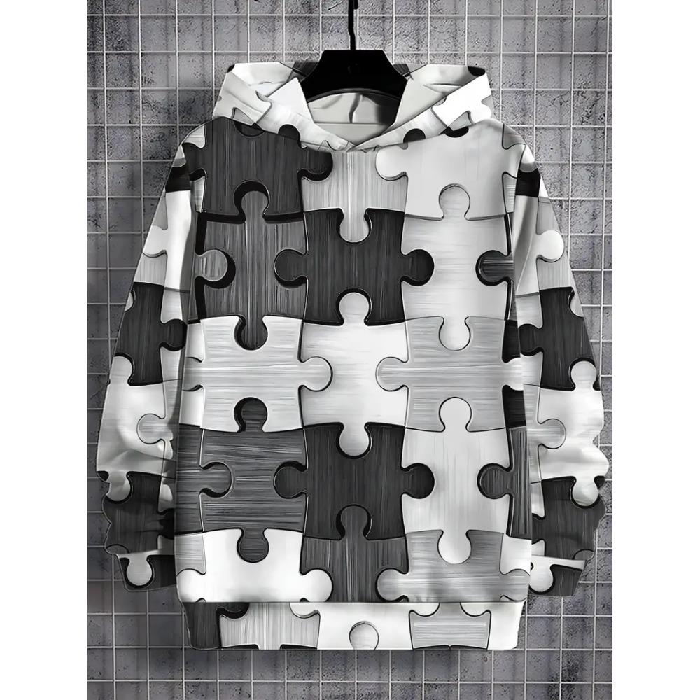 Modische Herren-Kapuzenpullover mit Grafikdruck Herbstkleidung Cartoons Freizeitkleidung Damen Pullover Oberteile Sweatshirts