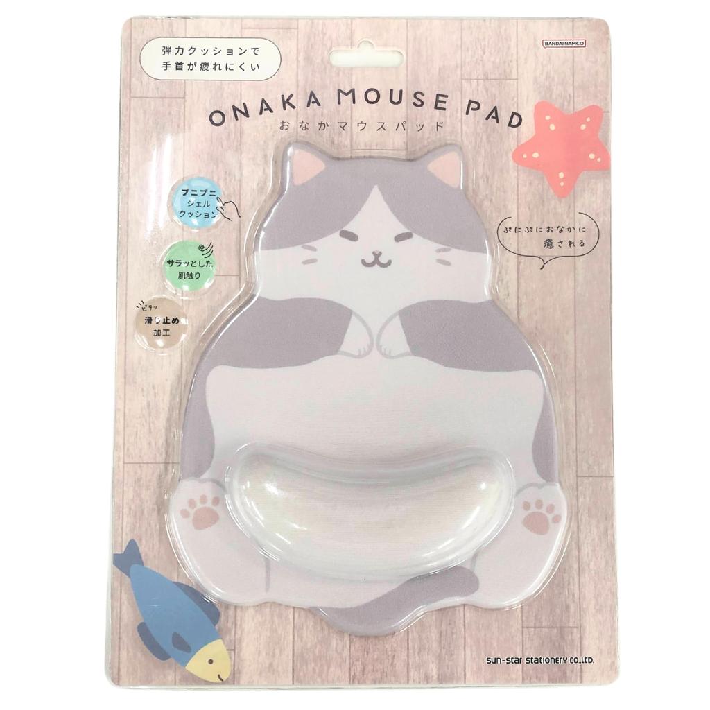 Stationery Mouse Pad Belly Mouse Pad Cat Hachiware S4141164 Sun-Star Die-Cut