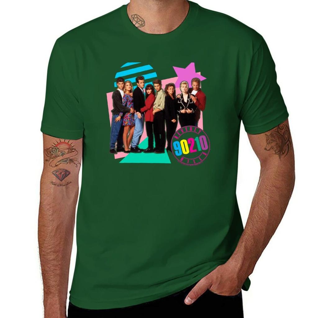 New Beverly Hills 90210 Retro Nineties Group Shot TShirt cat shirts sports fan tshirts tees black t shirt mens plain t shirts