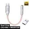 CX31993 DAC HiFi Headphone Amplifier Type C to 3.5mm Adapter 32b/384kHz Audio Decoder IEM AMP for iPhone15 Samsung ConverterGood product