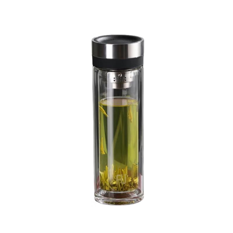 FUGUANG Double-Layer Glass Tea Infuser Bottle