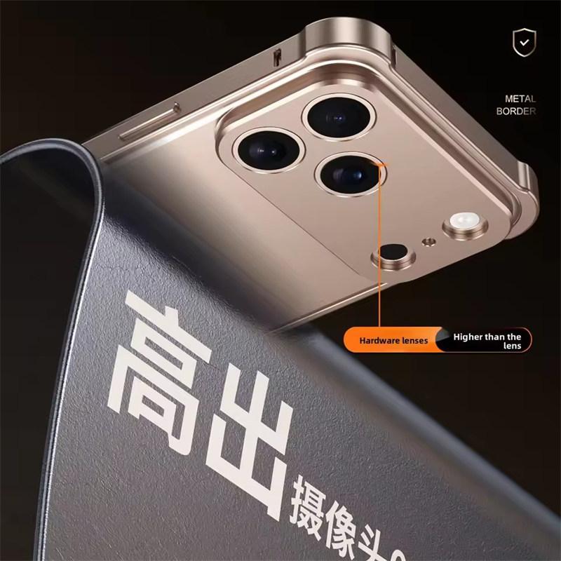 Vysoce kvalitní originální barevný hliníkový rám kovový nárazník pevné pouzdro pro iPhone 17 Air 16 15 14 13 12 Pro Max 17Pro kryt s ochranou objektivu ze slitiny