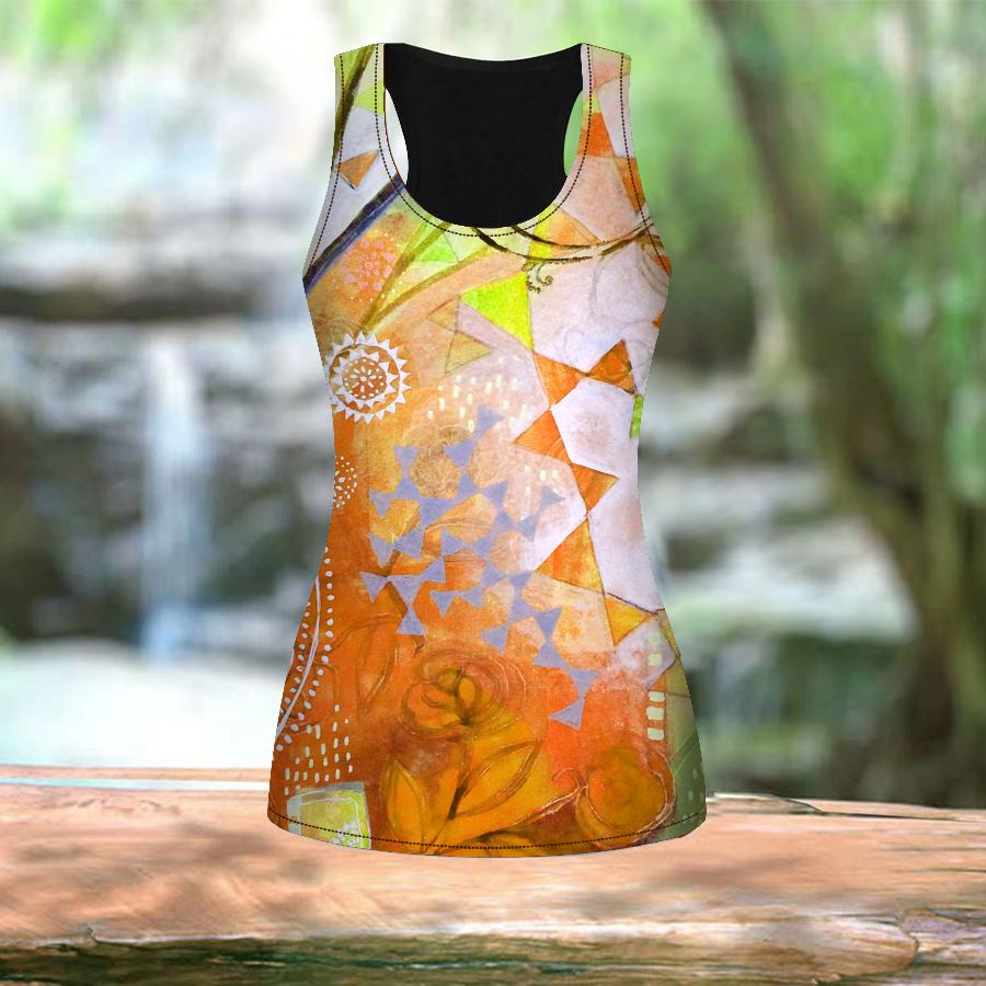 3D potisk květin s výbavou pro ženy, sportovní košile s potiskem na cvičení jógy v posilovně Nadměrné vesty