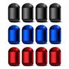 BAXB3 4Pcs Car Wheel Tire Stem Air Valve Caps For Toyota GR Sport Gazoo Racing Yaris Corolla Hilux Supra C-HR 86 Tyre Auto Accessories