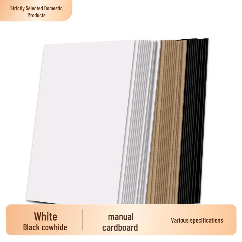 Cardstock for Student DIY: A4/A3/A2 White, Black, Gray - Kindergarten Projects & Model Partitions