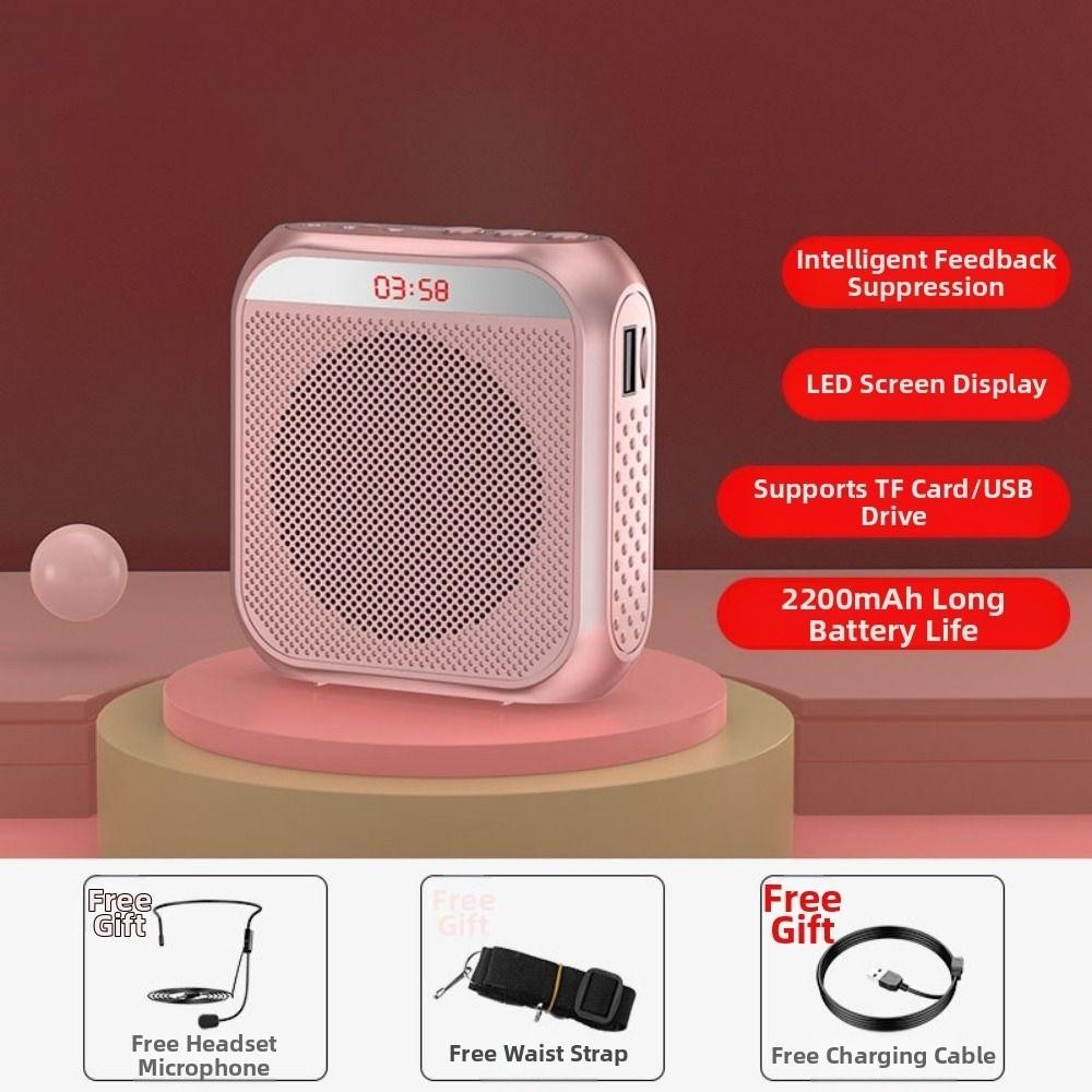With Microphone Wireless Voice Amplifier Rechargeable Classroom Sound Speaker  For Teachers