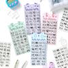 JIAMEI Emotional Diary Series Kawaii Cartoon Transparent Silicone Seal DIY Diary Scrapbook Aesthetic Supplies Cute Student Seal