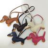 Cross-border Dachshund Pendant: Leather Cartoon Dog Bag & Phone Case Accessory for Cars