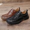 Golden Sapling Classics Men's Casual Shoes Retro Leather Flats Party Shoes for Men Leisure Business Flat Male Moccasins
