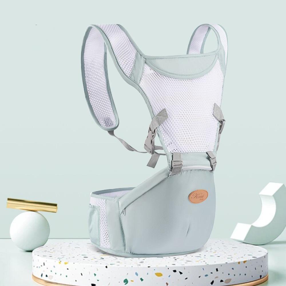 

Newborn Front Holding Baby Carrier Sling Design Infant Kangaroo Bag Outdoor Activities зелёный