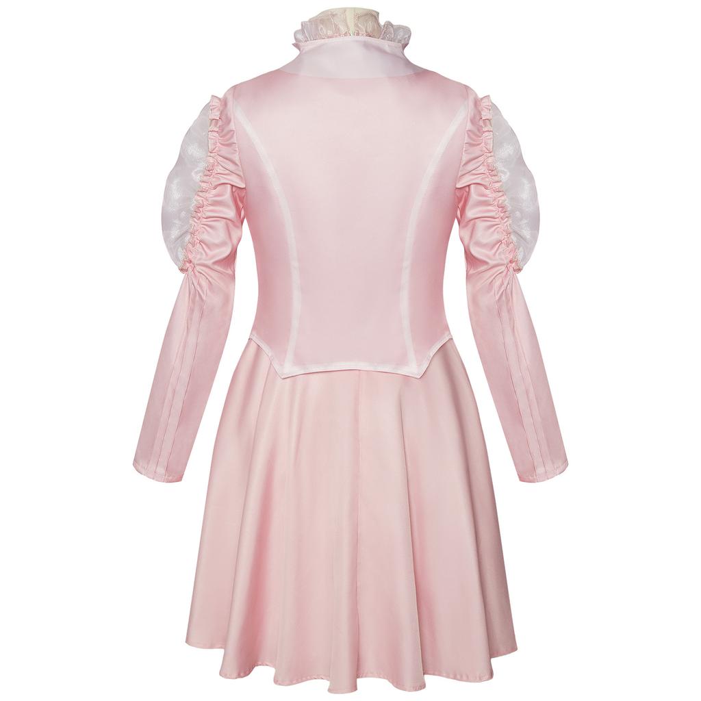 Cosplay Solid-Color Skirt for Women + Solid-Color Long-Sleeve Top