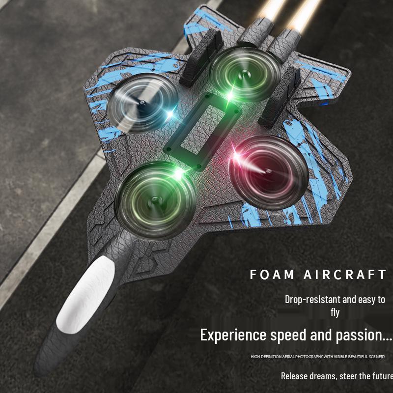 Popular Children's Remote Control Airplane Toy - Long Battery Life, Stunt Capable Fighter Drone Gift Box