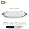 Nordic Two-Tone Melamine Rectangular Serving Plate