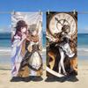 Game Genshin Impact Sandrone Towel Soft Pool Gift For Travel Gym Shower Camping Quick Dry Sports Large Beach Towels