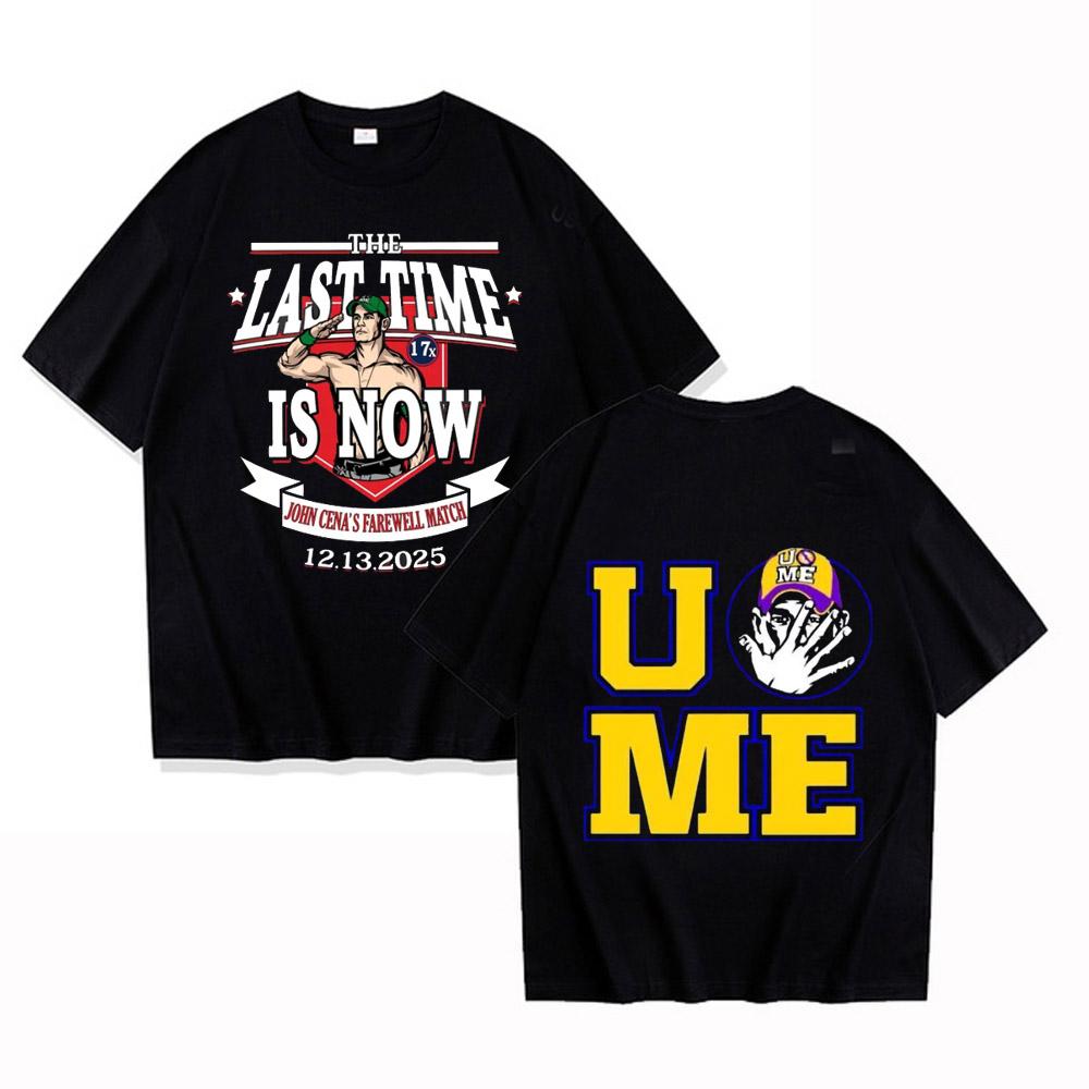 High Quality Cotton John Cena Wrestling Unisexs TShirt Summer Unisex Tops Short Sleeve Tee Casual Unisex Clothing S