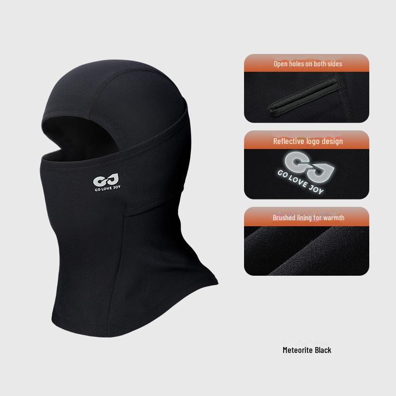 Unisex Autumn & Winter Ski Mask - Windproof, Warm, Plus Velvet for Outdoor Cycling