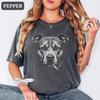 Staffordshire Bull Terrier Smoking T-Shirt Comfort Colours Vintage Engraving Staffy Shirt Tattoo Style Dog Graphic Tee Staffy Lover Gift