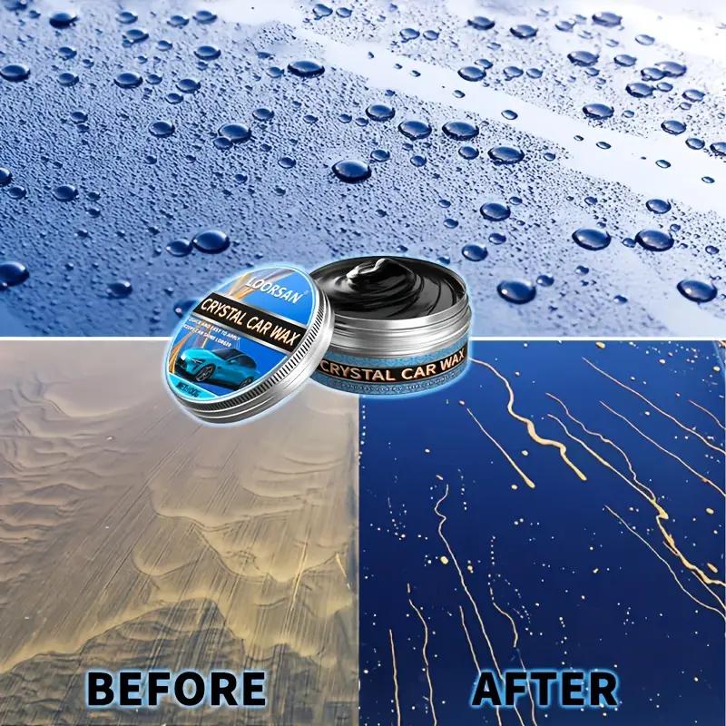 Premium schwarzes Autowachs- und Polierset - entfernt Kratzer, bietet Hochglanzschutz, erhöht die Helligkeit für tiefen Glanz