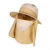Fishing Hats Summer Cap with Detachable Neck Flap Cover Sun Hat for Women Men Outdoor Camping Hiking