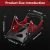 Motorcycle Trailer Heavy-Duty Iron Front Wheel Stand Wheel Chock Upright For Mount Trailer Rack Parking Fixed Frame Dirt Bike