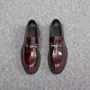 Spring Men's Formal Business Leather Shoes Men's Round Head British Patent Leather Glossy Men's Shoes Genuine Leather Casual Leather Shoes Men's Trend