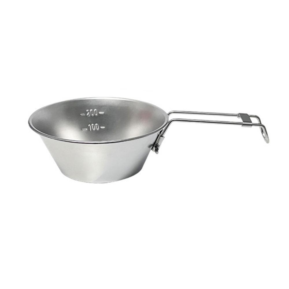 30/500ml Sierra Cup with Handle Stainless Steel Stainless Steel Tea Cup Camping Bowl for Outdoor Camping Hiking Backpacking