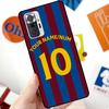 Personalised Football Number Strips Case For Xiaomi Redmi Note 12 Pro 11 8 9 10 Pro 9S 10S 11S 12S Redmi 12C 10C 9C 10A Cover