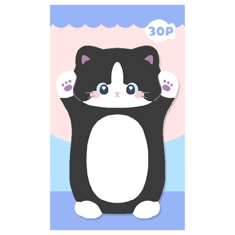 Cartoon Shape Design Stick Note Selves Stick Write Pad Reusable for School Office Journaling Multipurpose Paper Notepads