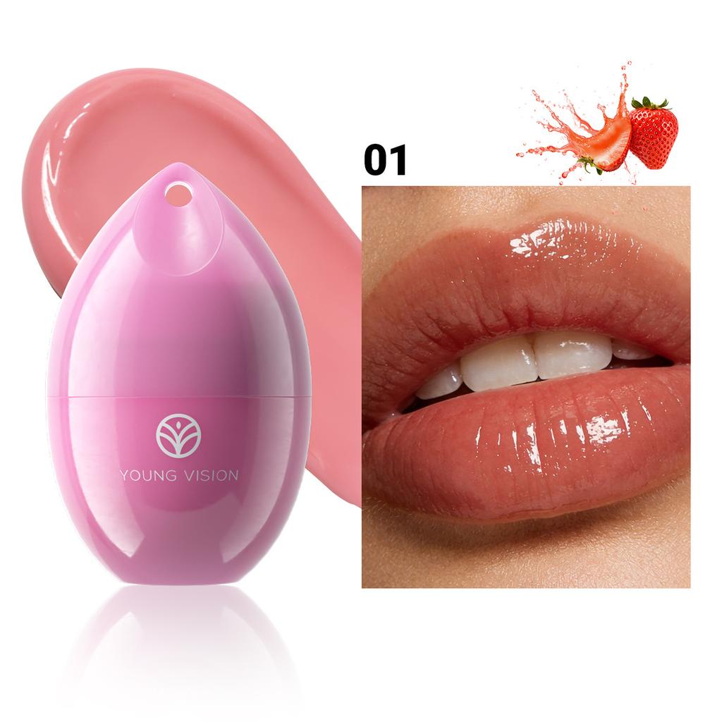 5-Color Lip Mask - Cherry & Strawberry Scented Jelly, Moisturizing Lip Care, Repair & Fade Lip Lines, for Lipitis Relief