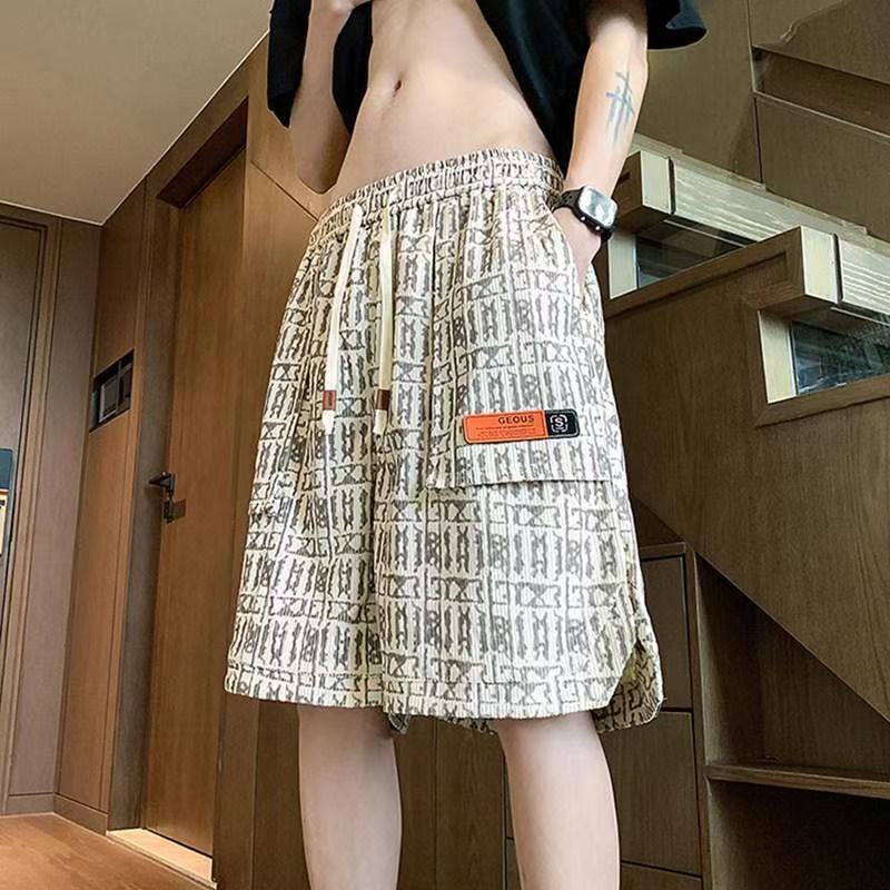 Shorts Men's Summer Casual American Style Sports Men's Basketball Shorts Summer Loose Men's Five Quarter Pants