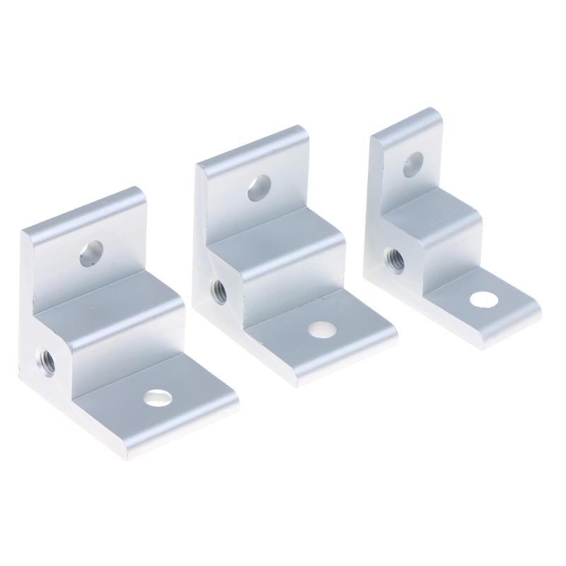 L Shape Aluminum Profile Corner Bracket Anti-corrosion Heavy Duty Connector Code for 20/30/40 Alu Profile Furniture Repair