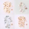 Newborn Cotton Baby Romper With Antibacterial Fabric Long Sleeve For Spring Autumn Infa