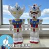 Anime Ultraman Taiga Yuanzu Figures Toothbrush Portable Transformable Retractable Soft Bristle Oral Care Brush Creative Gifts