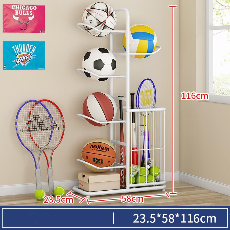 Indoor Children Basketball Storage Rack Put Ball Football Storage Basket Placed Rack Kindergarten Volleyball Stand Holder Space