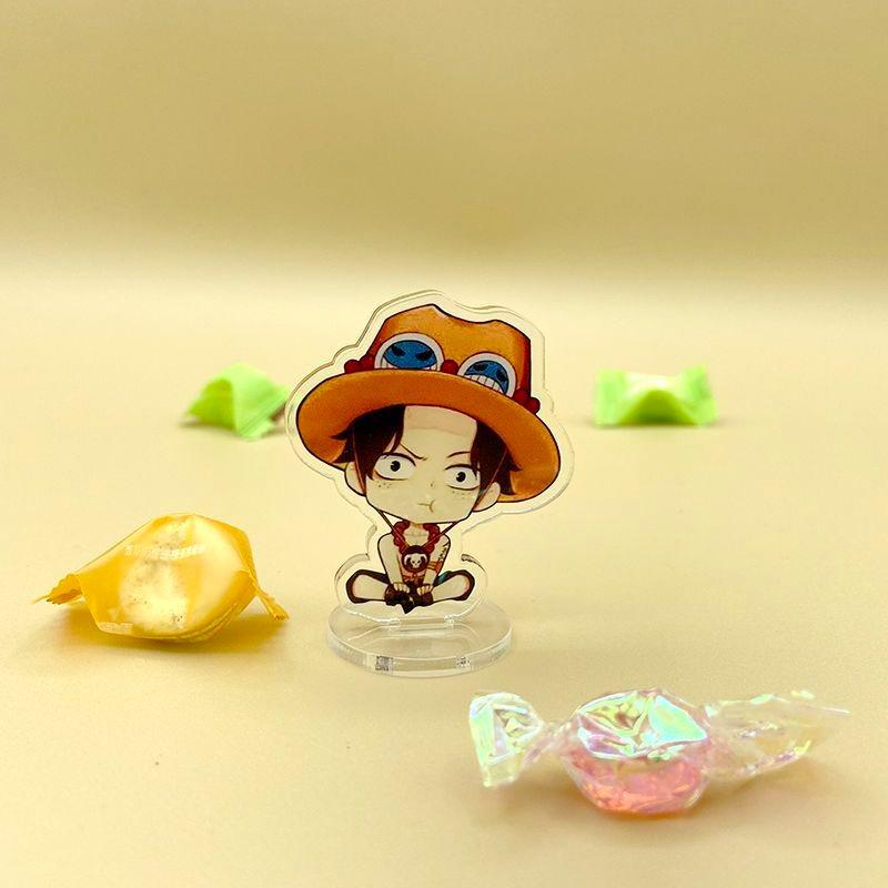 One Piece Anime Chibi Acrylic Stand Double-Sided Layered Desktop Decoration Collectible Ornament Birthday Gift For Fans