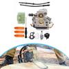 For Jonsered Chainsaw Carburetor Kit 506450501 Compatible for Models 435 440 135 140 with Air Fuel Filters and Spark