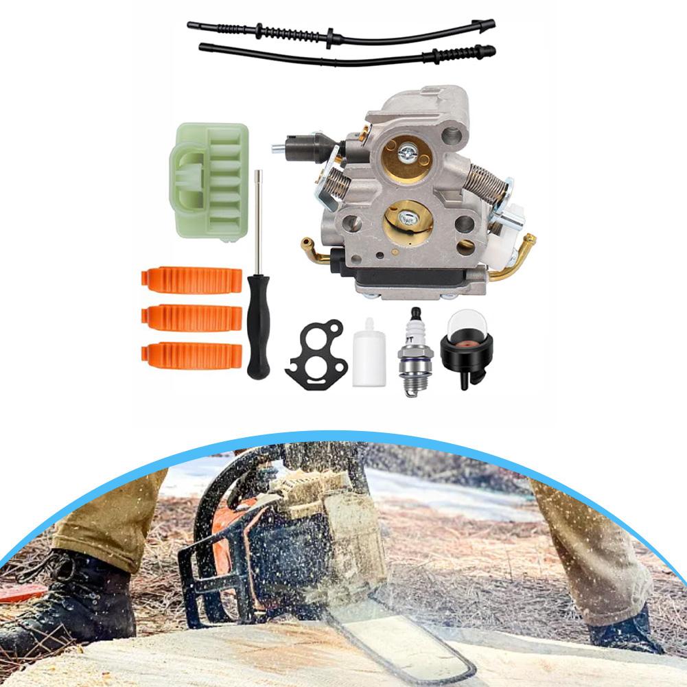 For Jonsered Chainsaw Carburetor Kit 506450501 Compatible for Models 435 440 135 140 with Air Fuel Filters and Spark